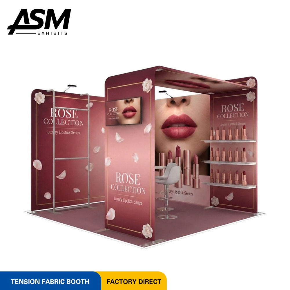 Custom 10x10ft Exhibition Booth San Antonio TX – view 1