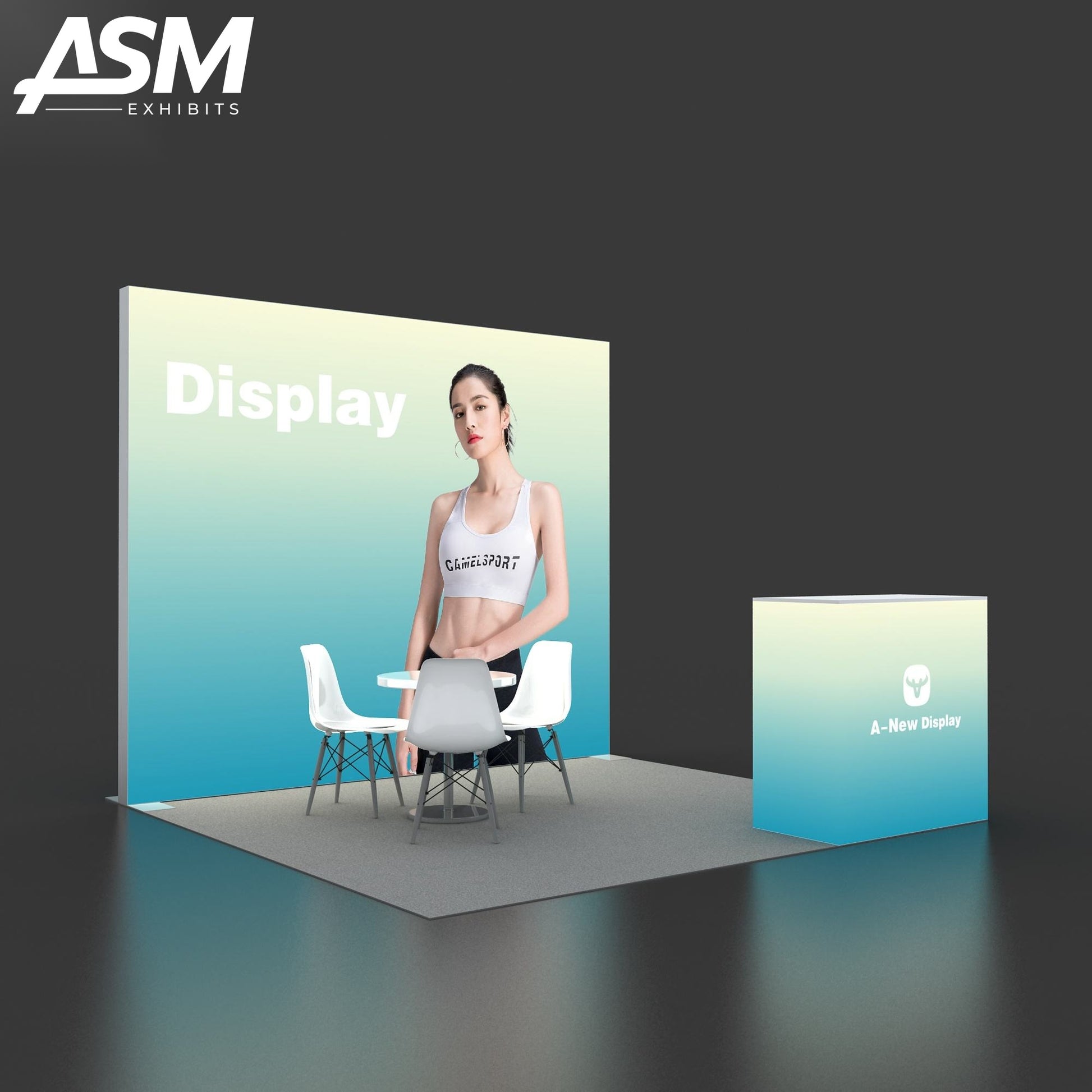 10x10ft Trade Show Booth Kansas City MO – view 3
