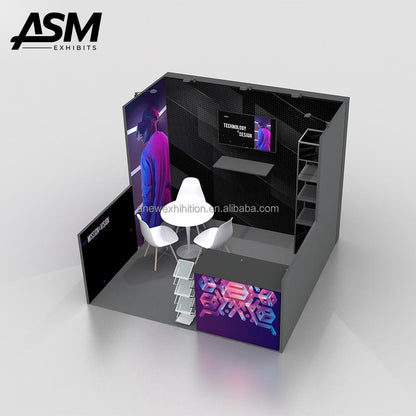 Custom 10x10ft Exhibition Booth Salt Lake City UT – view 3