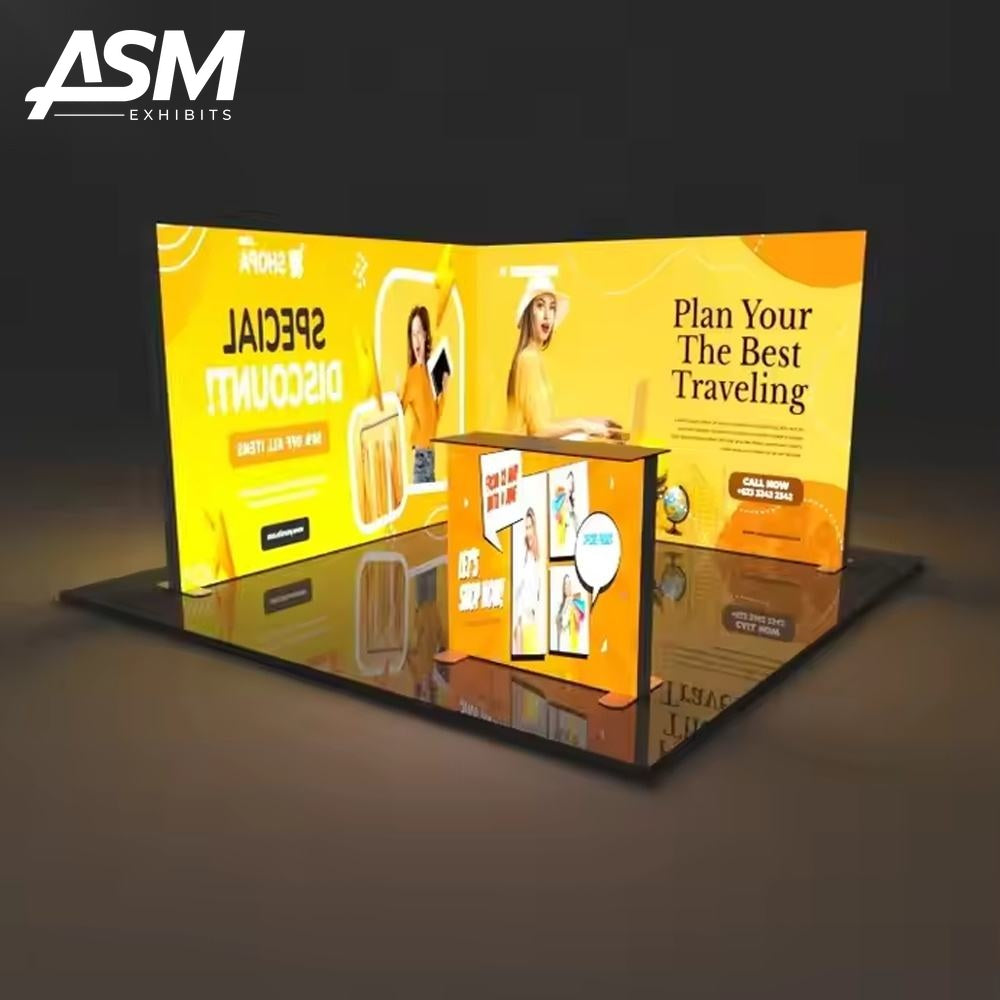 Custom 10x10ft Exhibition Booth New Orleans LA – view 1