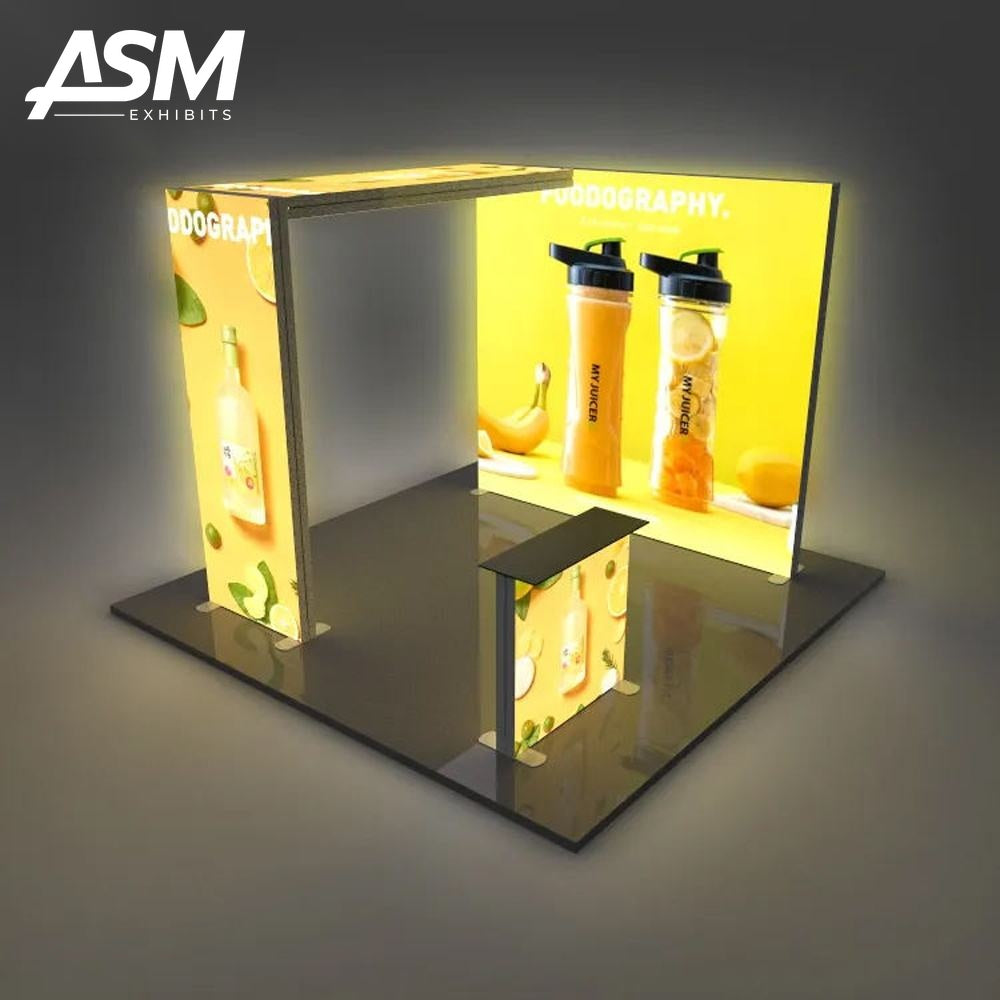Custom 10x10ft Exhibition Booth New Orleans LA – view 2