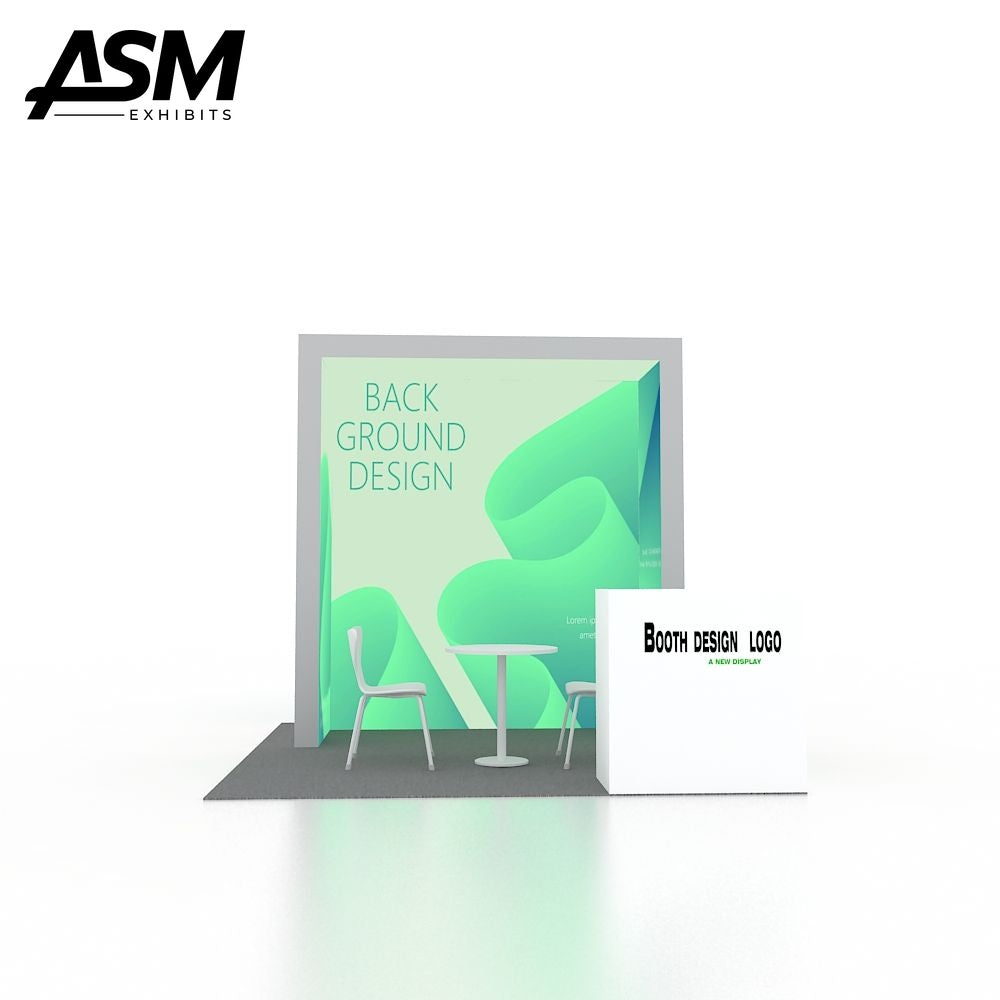 Custom 10x10ft Exhibition Booth Fort Worth TX – view 2