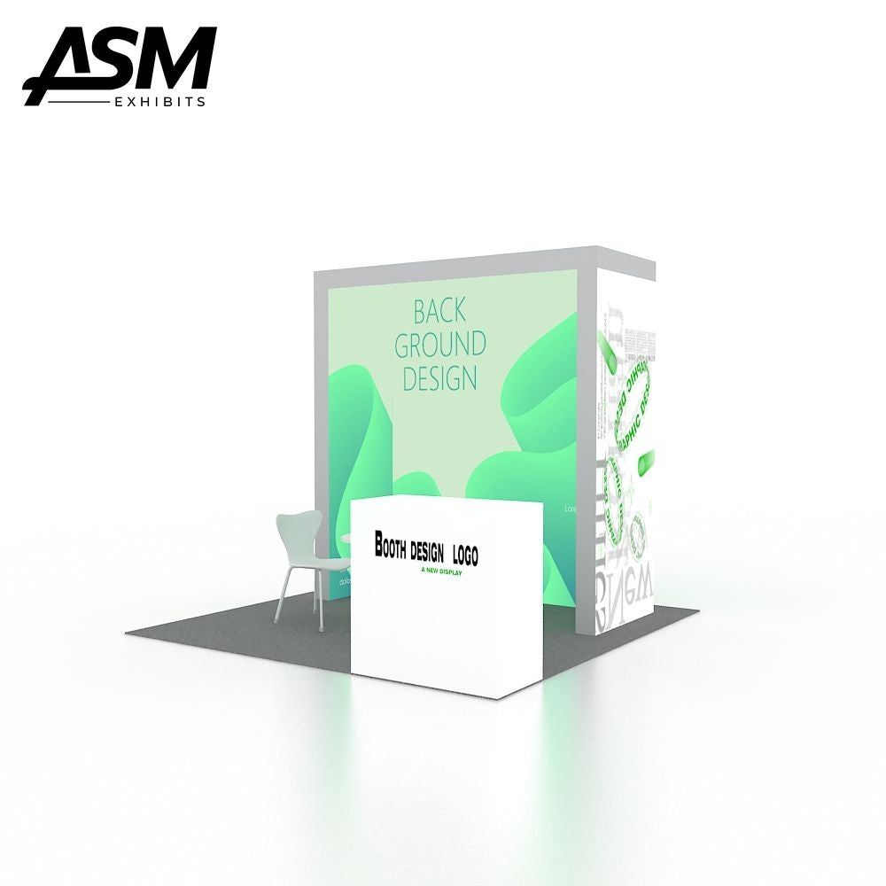 Custom 10x10ft Exhibition Booth Fort Worth TX – view 3