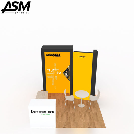 10x10ft Trade Show Booth Raleigh NC – view 2