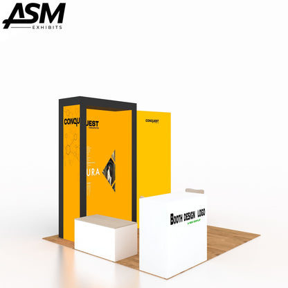 10x10ft Trade Show Booth Raleigh NC – view 3