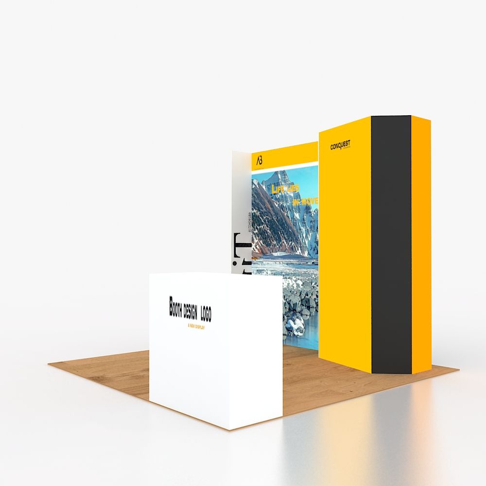 10x10ft Trade Show Booth Raleigh NC – view 5