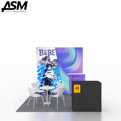 Custom 10x10ft Exhibition Booth Tampa FL – view 1