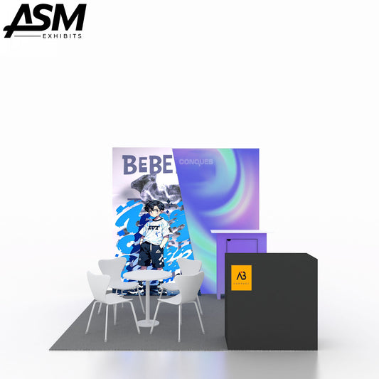 Custom 10x10ft Exhibition Booth Tampa FL – view 1