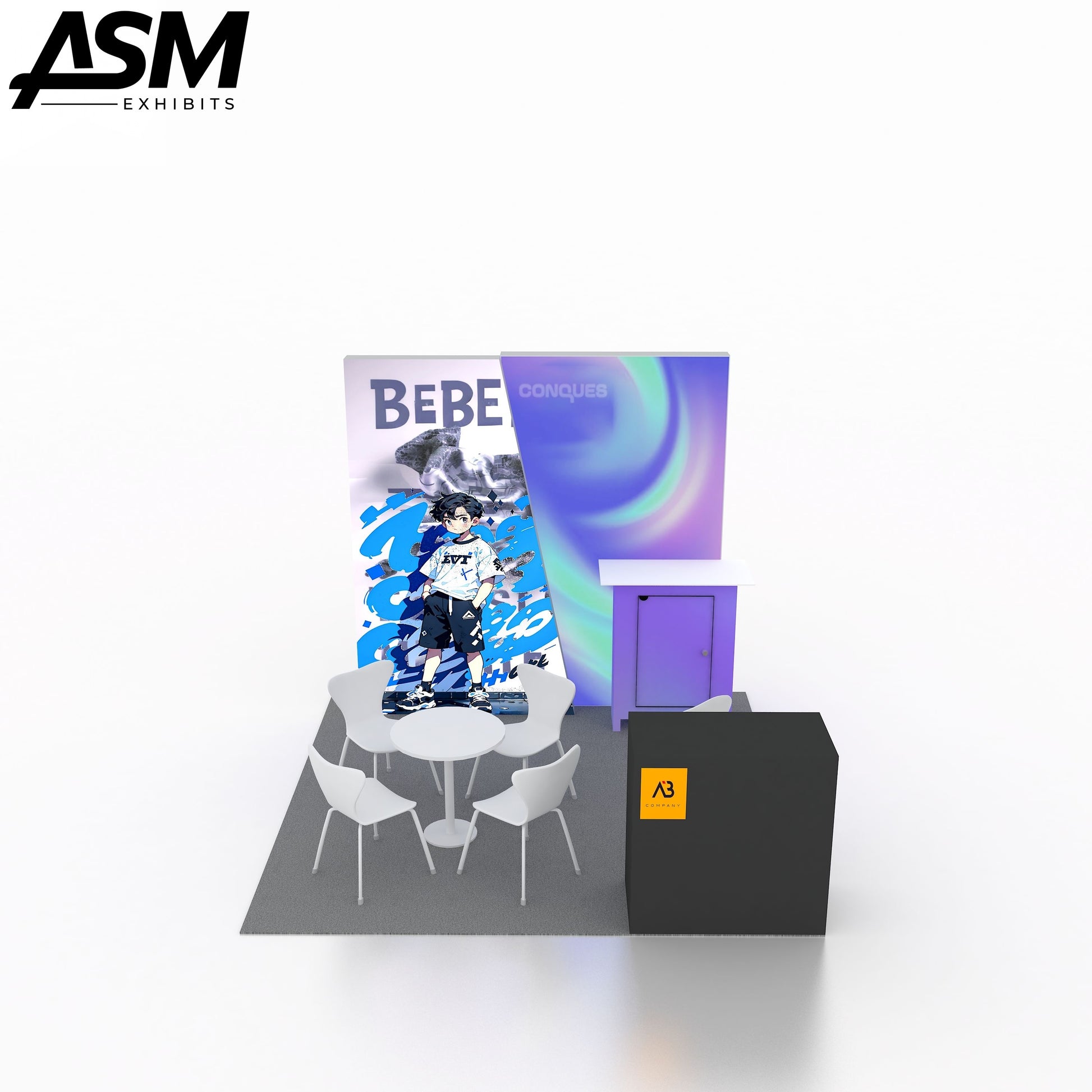 Custom 10x10ft Exhibition Booth St Louis MO – view 3