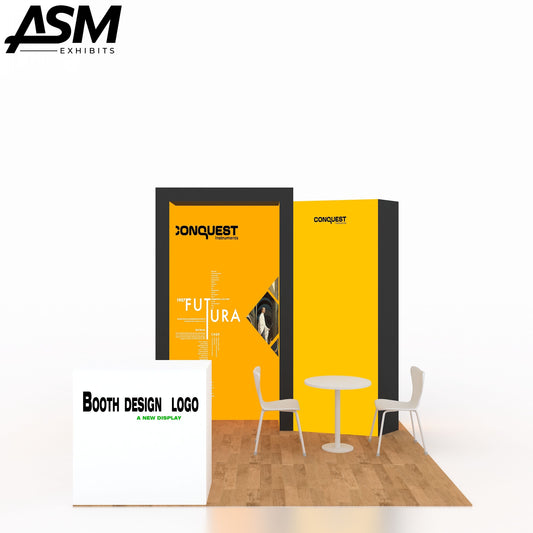 10x10ft Trade Show Booth Oklahoma City OK – view 1