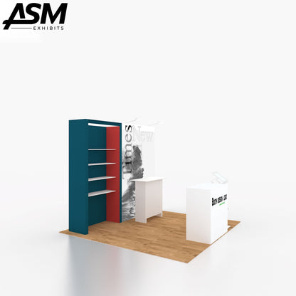 Custom 10x10ft Exhibition Booth Jacksonville FL – view 3