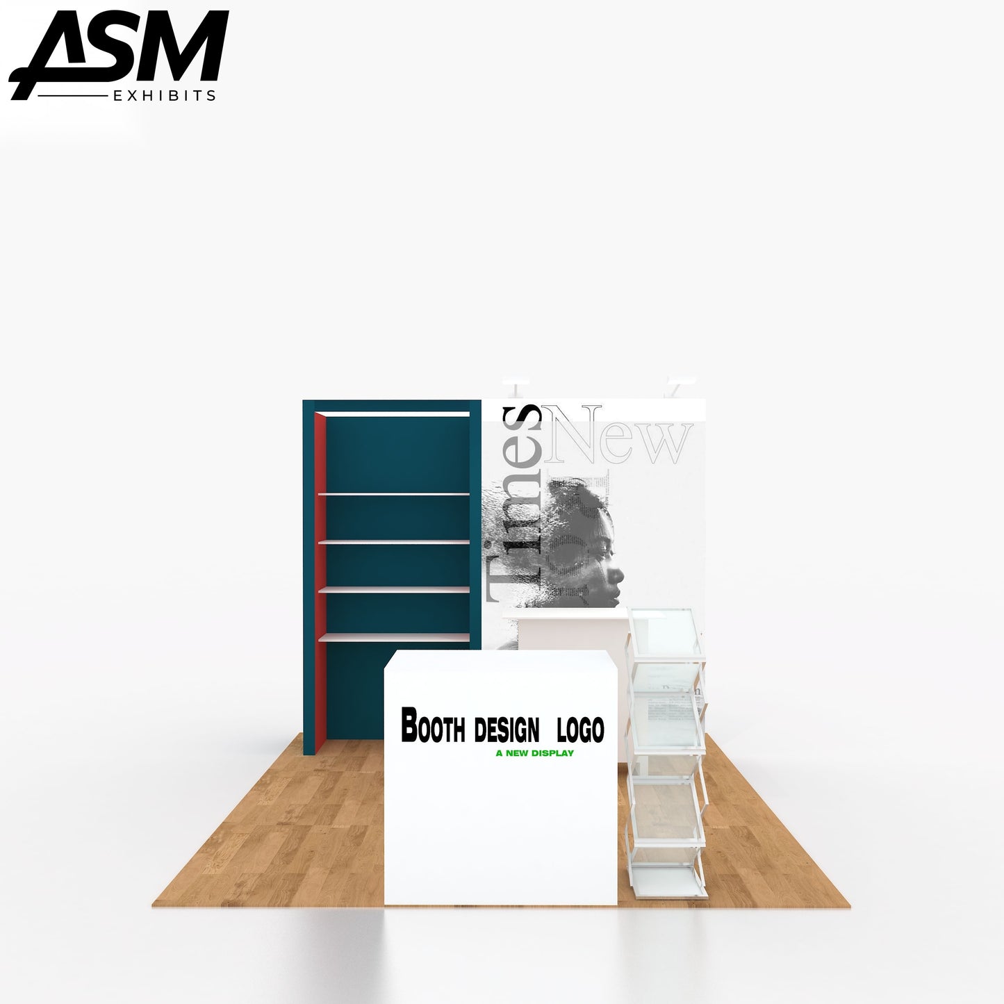 Custom 10x10ft Exhibition Booth Fresno CA – view 3