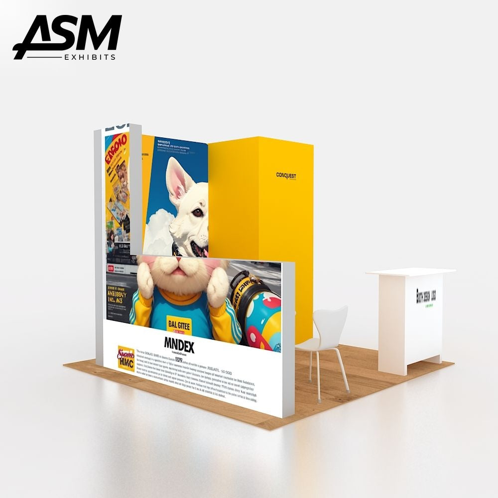10x10ft Trade Show Booth Virginia Beach VA – view 1