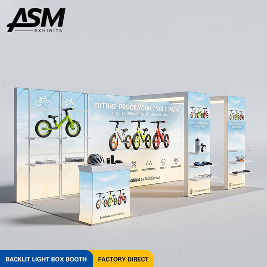 Custom 10x20ft Foldable Modular Trade Show Booth – view 2