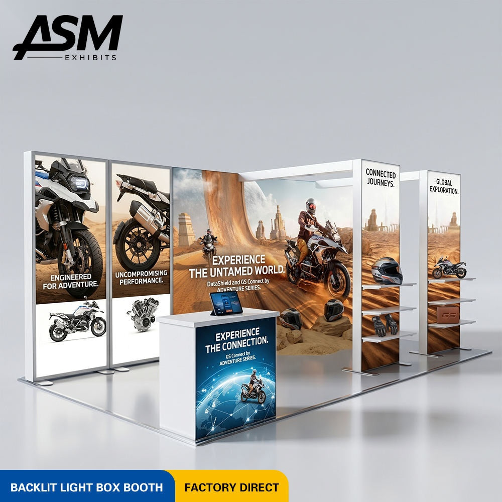 Custom 10x20ft AENW Foldable Portable Modular Booth – view 2