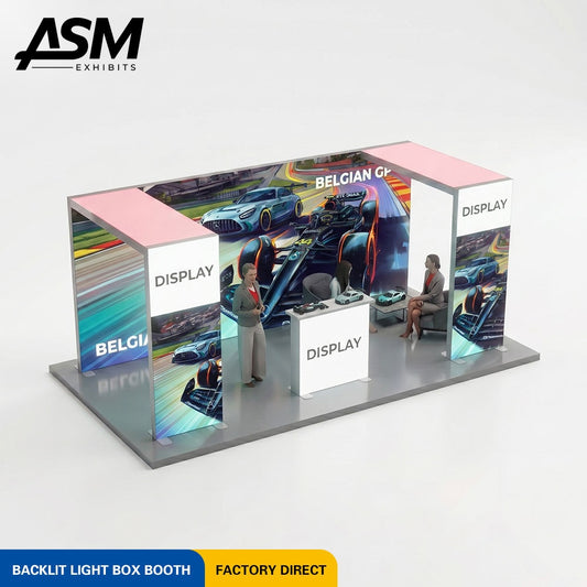10x20ft ANEW Tension Backdrop Exhibition Display Booth – view 1