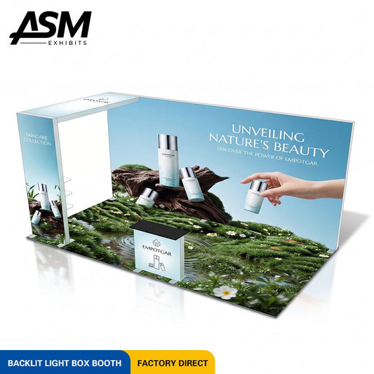 10x20ft (3x6m) Portable Modular Dye Sublimation Exhibit – view 1