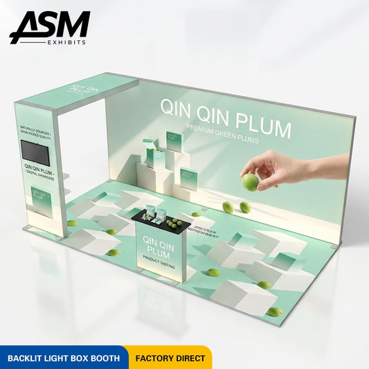 Custom 10x20ft (3x6m) Foldable Dye Sublimation Booth – view 2