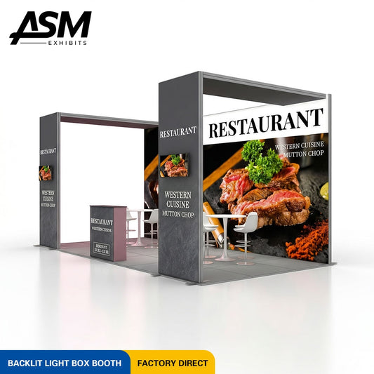 Custom 10x20ft (3x6m) Modular Dye Sublimation Stand – view 2