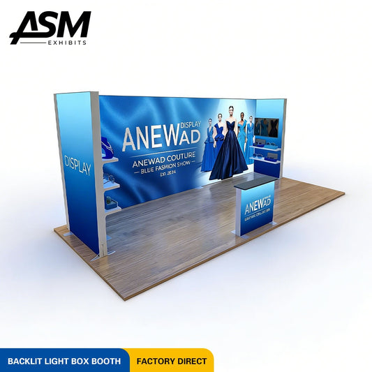 Custom 10x20ft (3x6m) Dye Sublimation Modular Display – view 1
