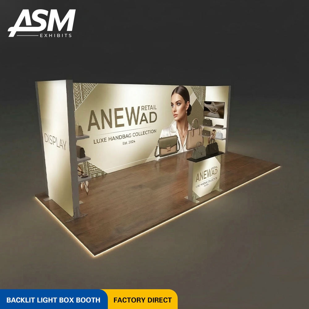 10x20ft (3x6m) Portable Foldable Exhibition Booth USA – view 2