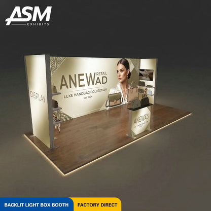 10x20ft (3x6m) Portable Foldable Exhibition Booth USA – view 2