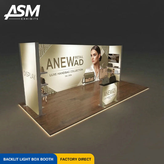 10x20ft (3x6m) Portable Foldable Exhibition Booth USA – view 2