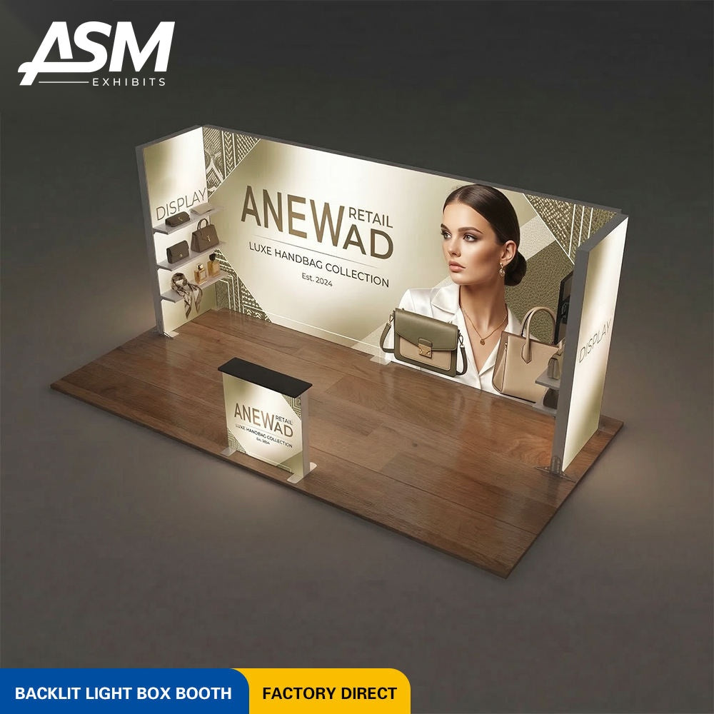 10x20ft (3x6m) Portable Foldable Exhibition Booth USA – view 3