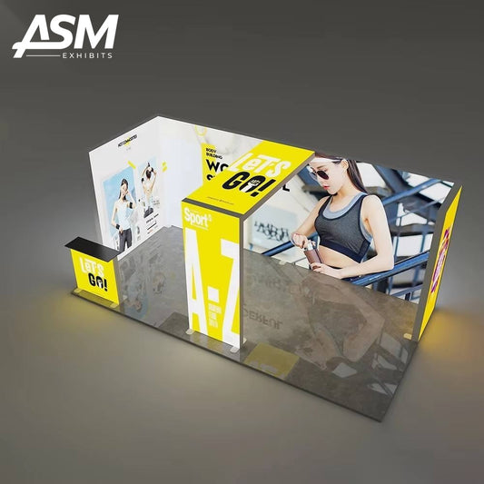10x20ft Design Trade Show Advertising Display Booth – view 2