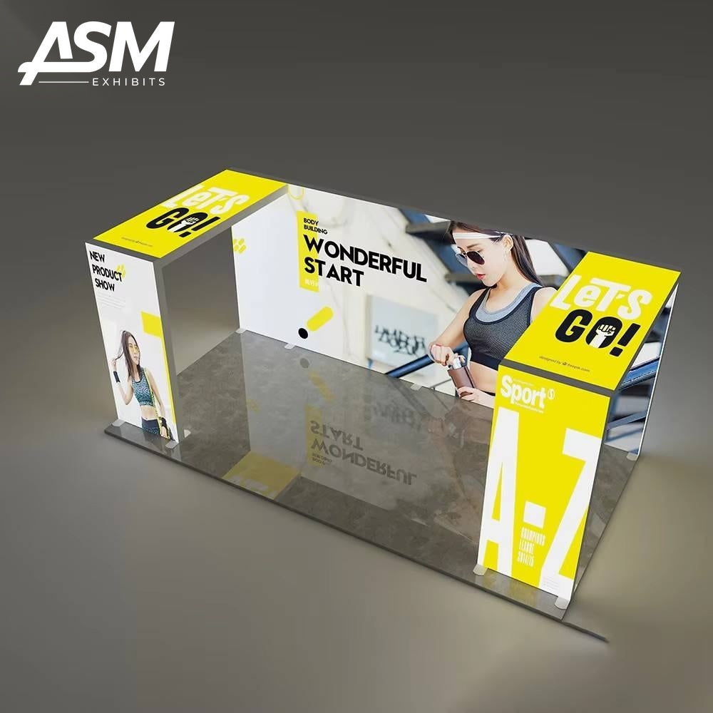 10x20ft Design Trade Show Advertising Display Booth – view 3