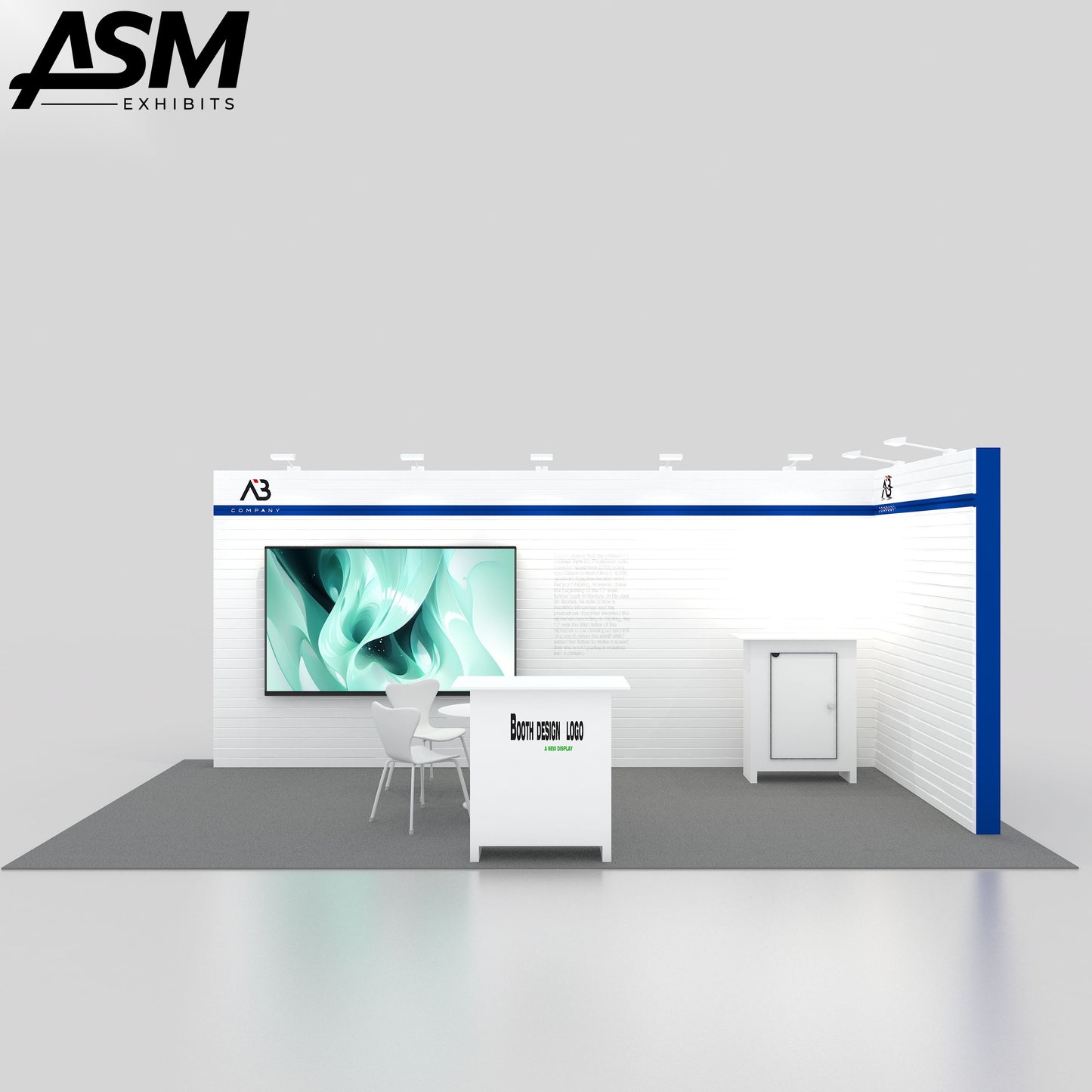 10x20ft Portable SEG Light Box Exhibition Booth – view 3