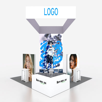 Custom 20x20ft Big Design Exhibition Trade Show Booth – view 4
