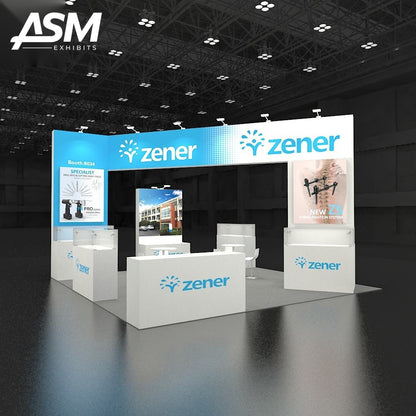 Custom 20x20ft booth – Quick Setup Portable Aluminum Trade Show Equipment Display Light Box Exhibition Bo – trade show displa