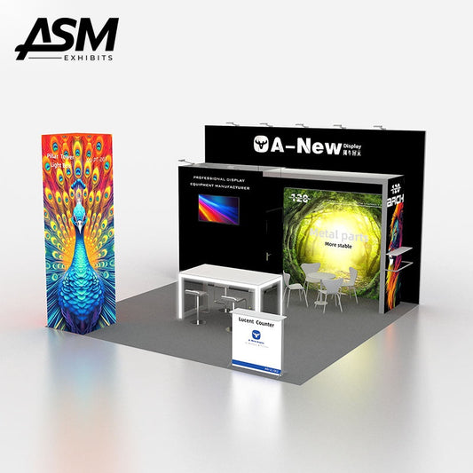 Custom 20x20 20x20ft booth – A NEW AN 6*6 Portable Trade Show Display Booth Easy Setup Tension Fabric Cus – trade show displa