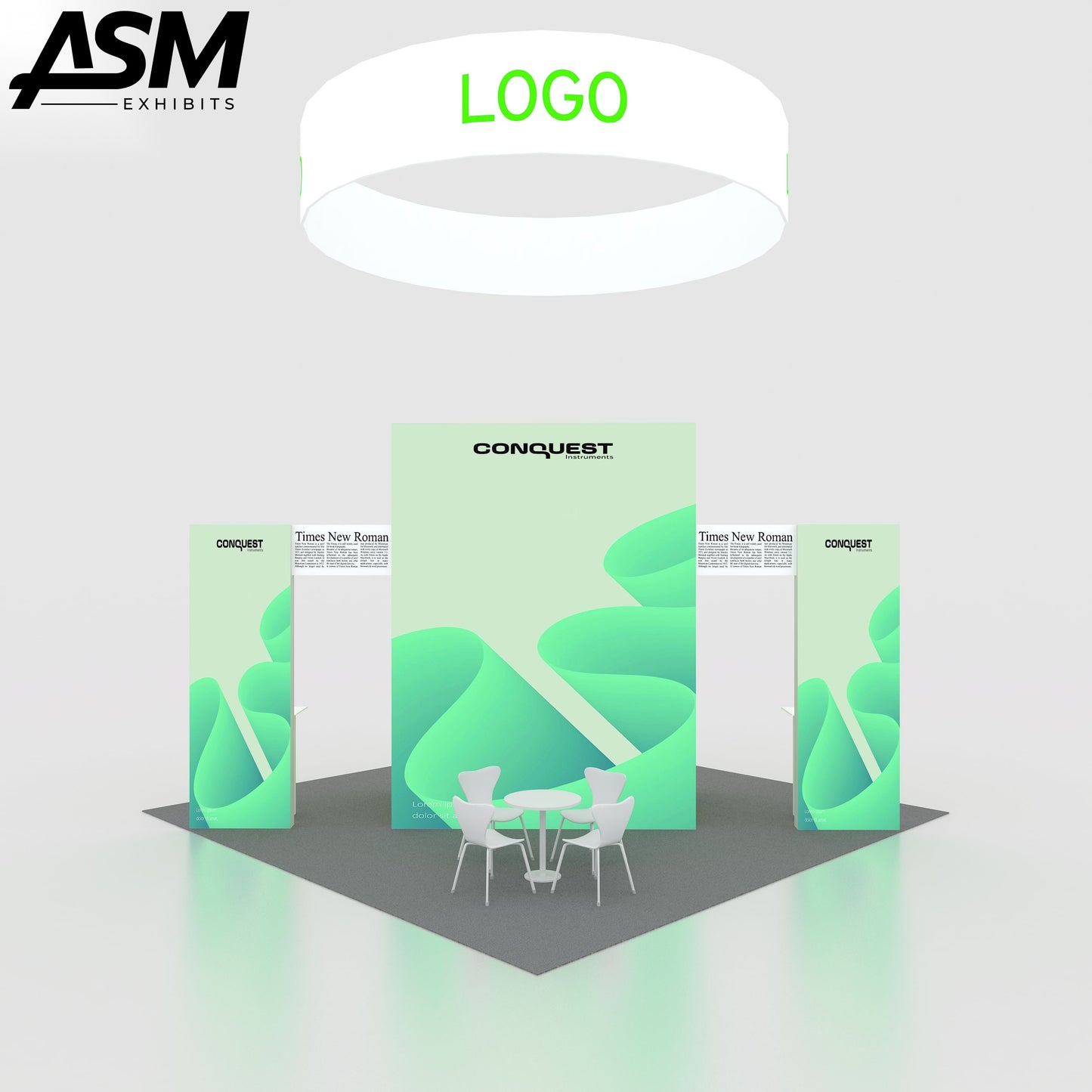 Custom 20x20 20x20ft booth – Portable Tension Fabric Easy Set up Seg Light Box Trade Show Display Modern – trade show display