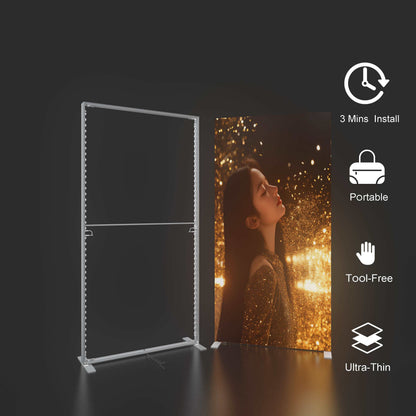 Large SEG LED Light Box 3x2.5m – Trade Show Backdrop – Style 165 – SEG LED Light Box