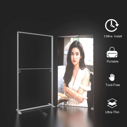Double-Sided SEG LED Light Box – Exhibition Display – Style 085 – View 2