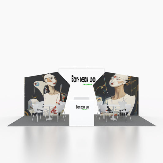 10x20ft (3x6m) Exhibition Booth – Style 021 | ASM Exhibits – View 2