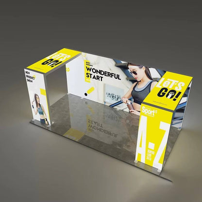 10x20ft (3x6m) Exhibition Booth – Style 002 | ASM Exhibits – View 3