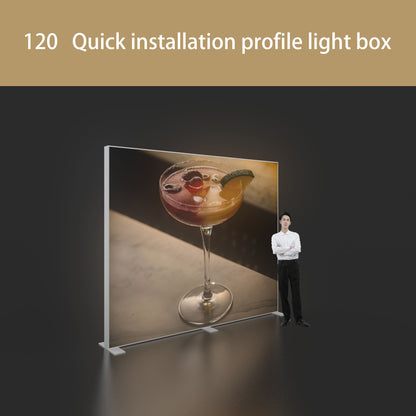 Large SEG LED Light Box 3x2.5m – Trade Show Backdrop – Style 195 – View 3