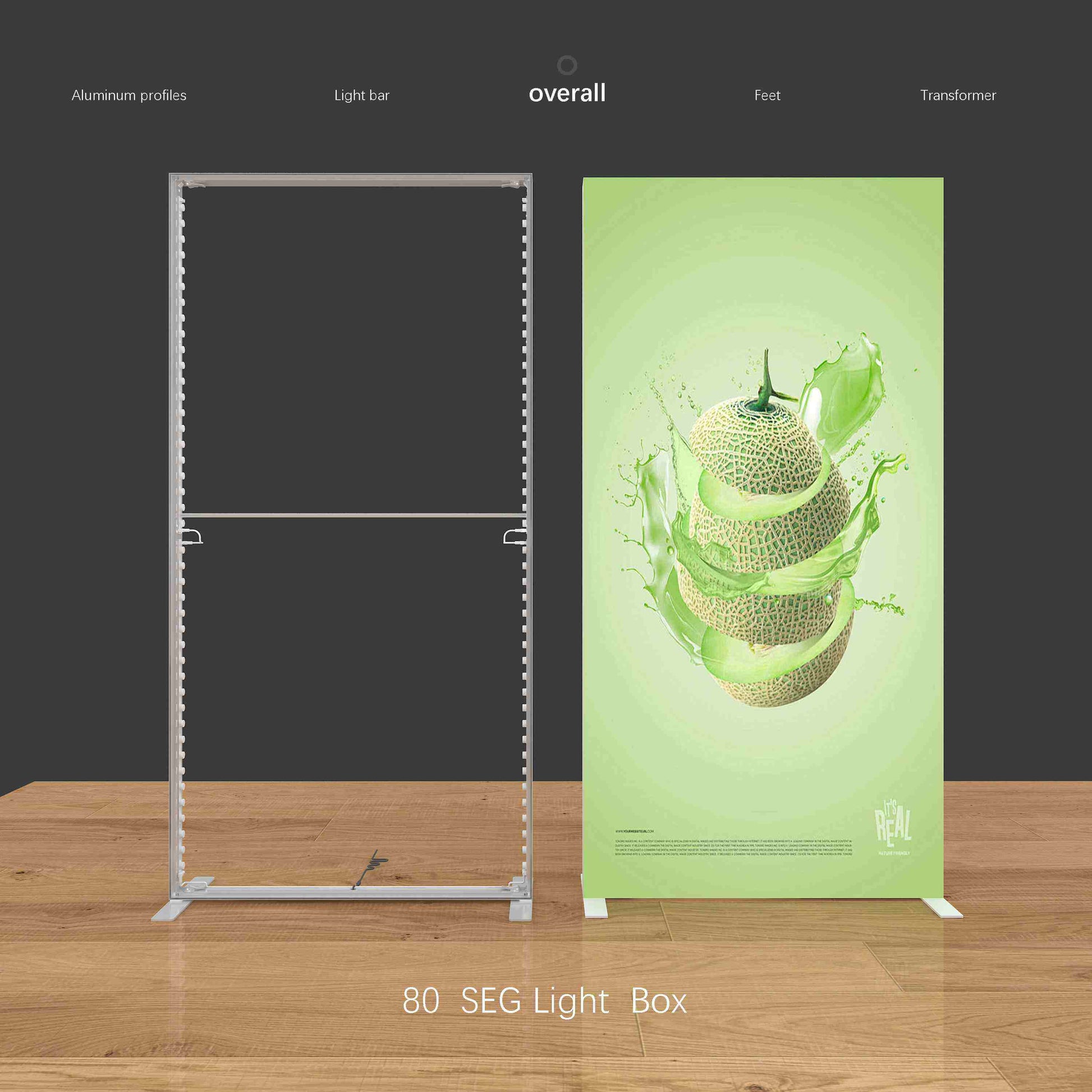 Large SEG LED Light Box 3x2.5m – Trade Show Backdrop – Style 131 – SEG LED Light Box