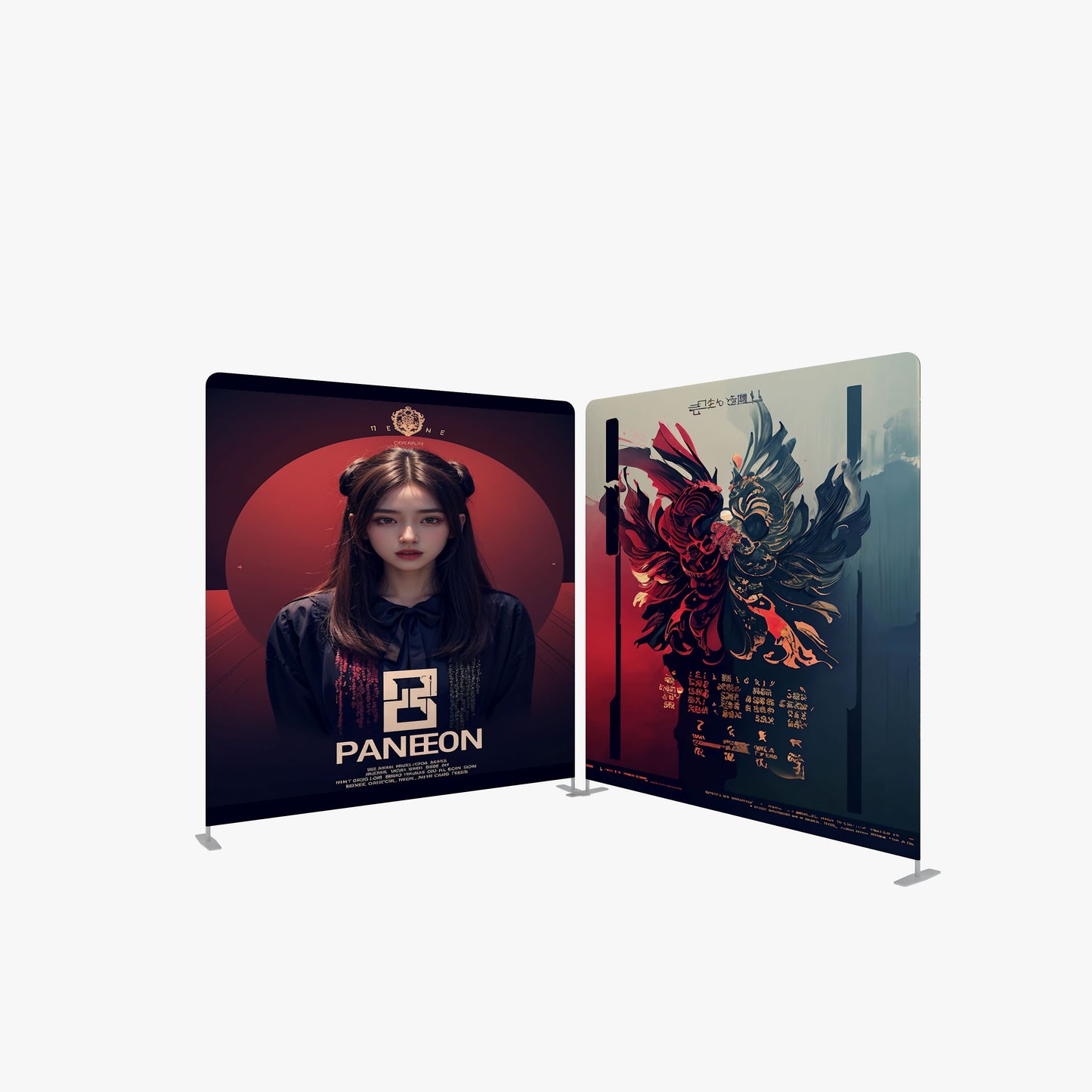 Pillowcase Tension Fabric Backdrop – Portable Trade Show Display – Style 83 – View 3