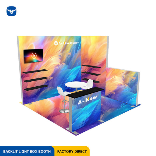 10x10ft (3x3m) Exhibition Booth – Style 012 | ASM Exhibits – View 2