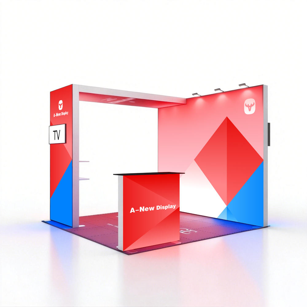 10x10ft (3x3m) Exhibition Booth – Style 025 | ASM Exhibits – Trade Show Exhibition Booth
