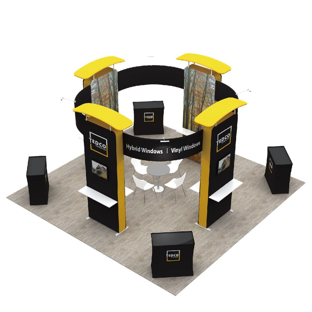 20x20ft (6x6m) Exhibition Booth – Style 006 | ASM Exhibits – View 4
