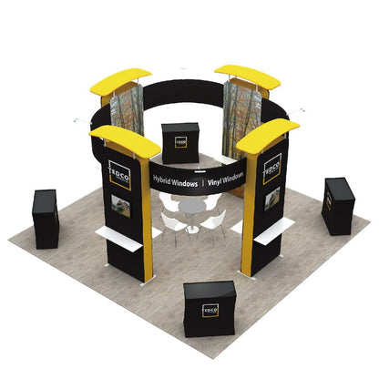 20x20ft (6x6m) Exhibition Booth – Style 006 | ASM Exhibits – View 4