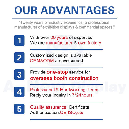 Double-Sided Tension Fabric Backdrop – Trade Show Display Stand – Style 69 – View 6