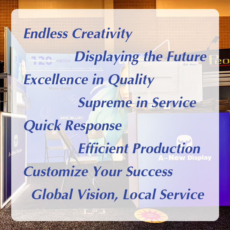 80mm Aluminum LED Reception Desk – Style 05 | ASM Exhibits – View 6