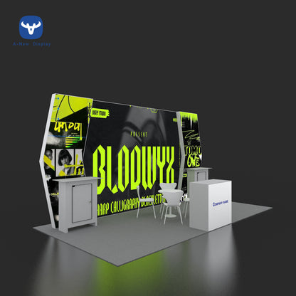 10x10ft (3x3m) Exhibition Booth – Style 074 | ASM Exhibits – View 4