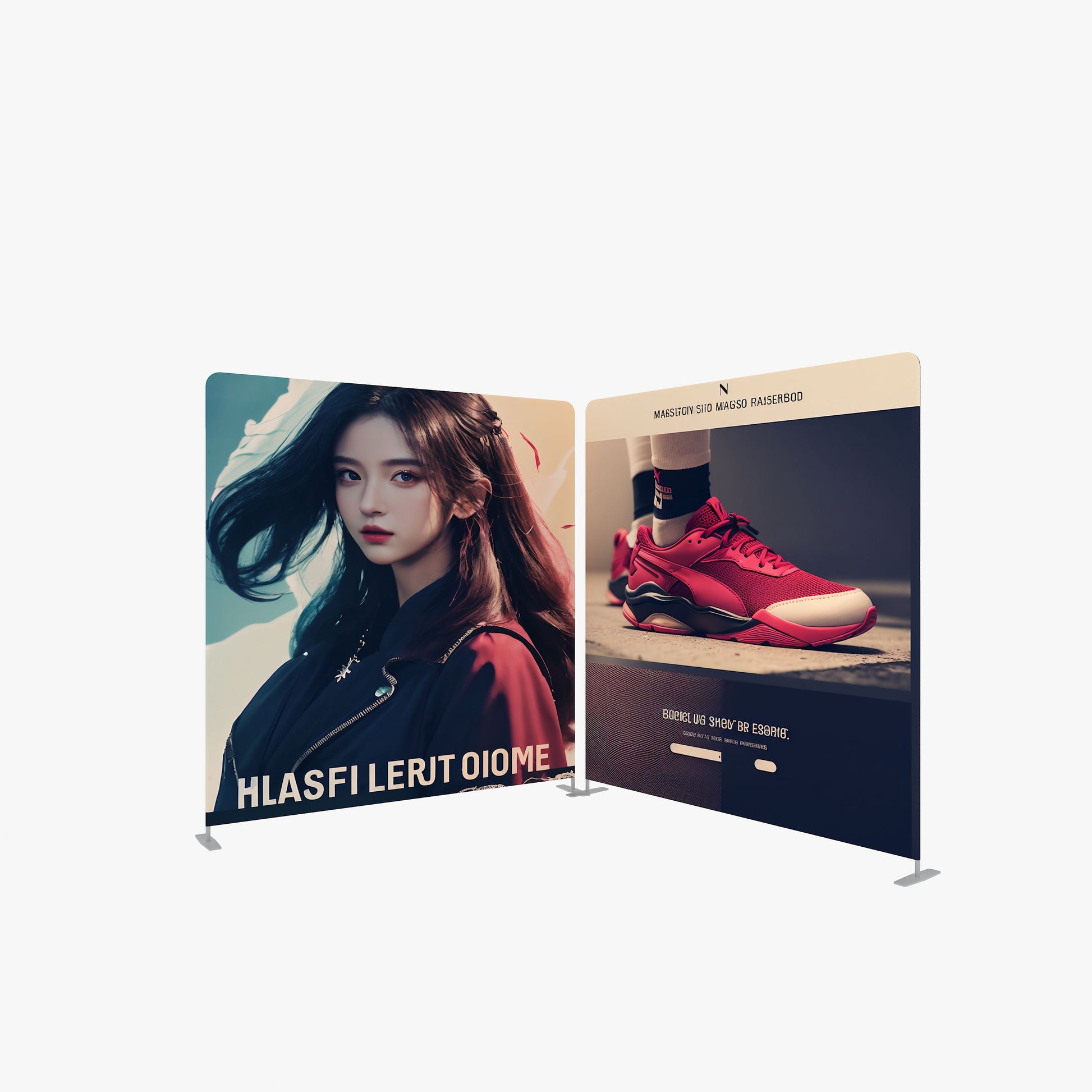 Pillowcase Tension Fabric Backdrop – Portable Trade Show Display – Style 83 – View 4